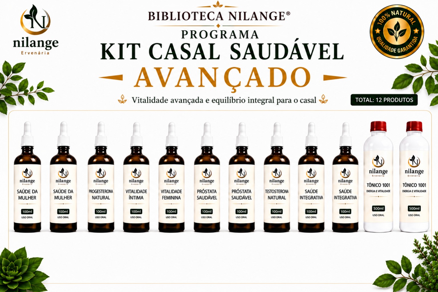 Kit Casal Saudável Avançado