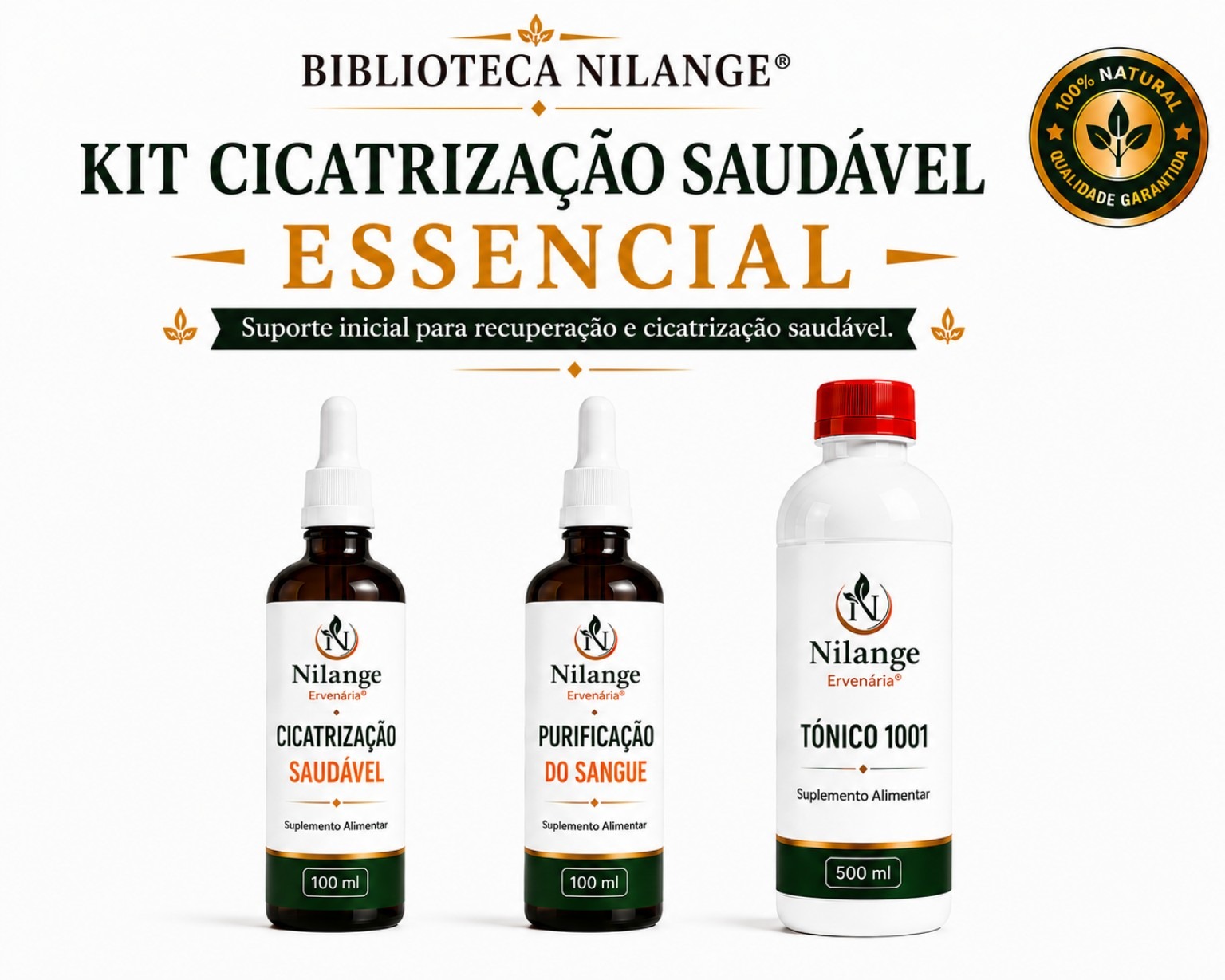 Kit Cicatrização Saudável Essencial