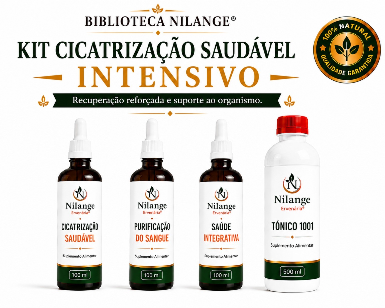 Kit Cicatrização Saudável Intensivo