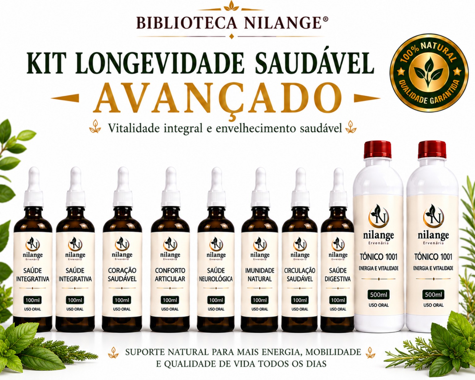 Kit Longevidade Saudável Avançado