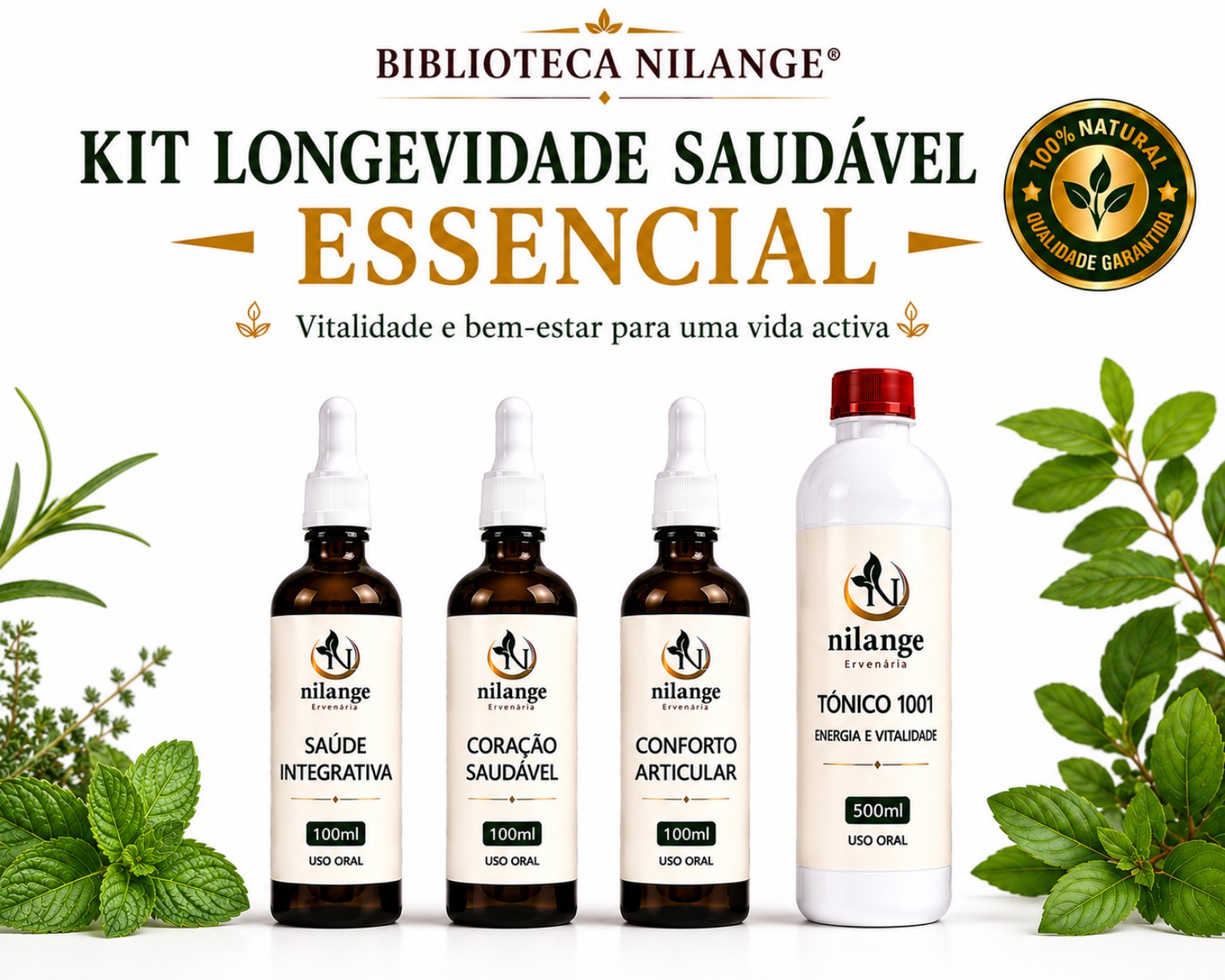 Kit Longevidade Saudável Essencial