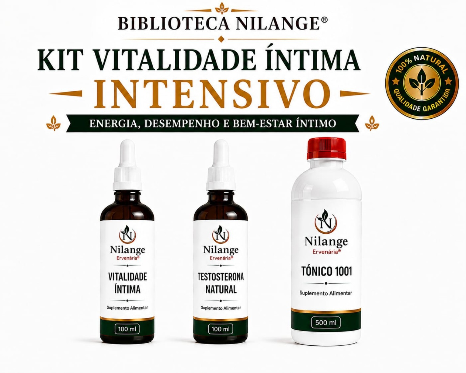 Kit Vitalidade Íntima Intensivo